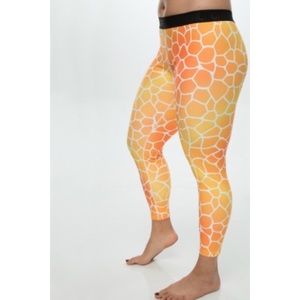 NWOT GRRRL giraffe workout leggings